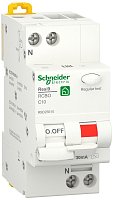 Автомат дифференциального тока АВДТ Schneider Electric Resi9 2п 10А 30мА 6кА C тип AC